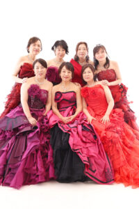 お友達還暦ドレスフォト!楽しくワイワイ盛り上がりました!